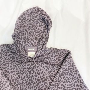AE Purple Cheetah Hoodie